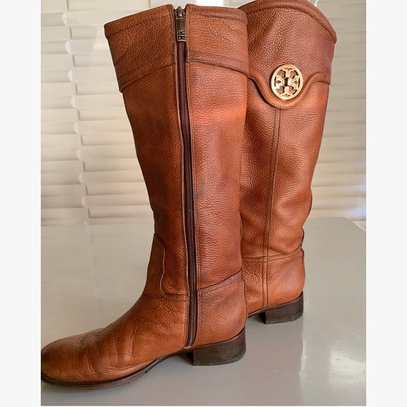 Tory Burch Selma Riding Boots, Size 8 - Picture 3 of 8